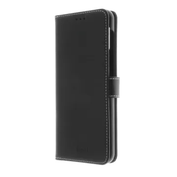 Insmat Flip Case, Galaxy A13 4G -lompakkokotelo, Musta