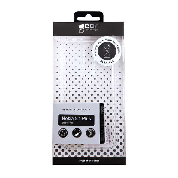 GEAR TPU, Nokia 5.1 Plus - Case, Transparent