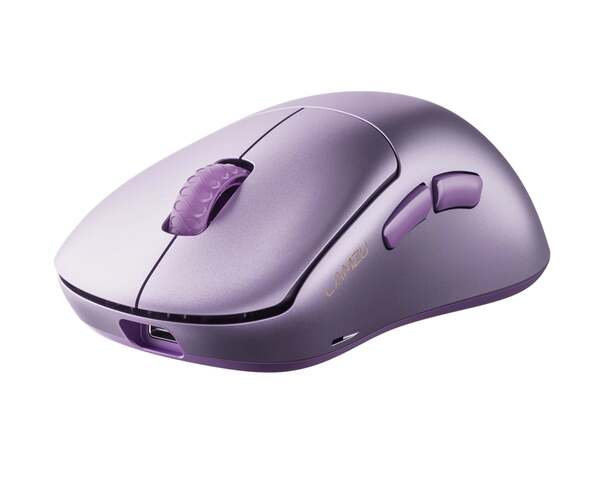 LAMZU Thorn V2 8K tr&aring;dl&ouml;s ergonomisk gamingmus, lila