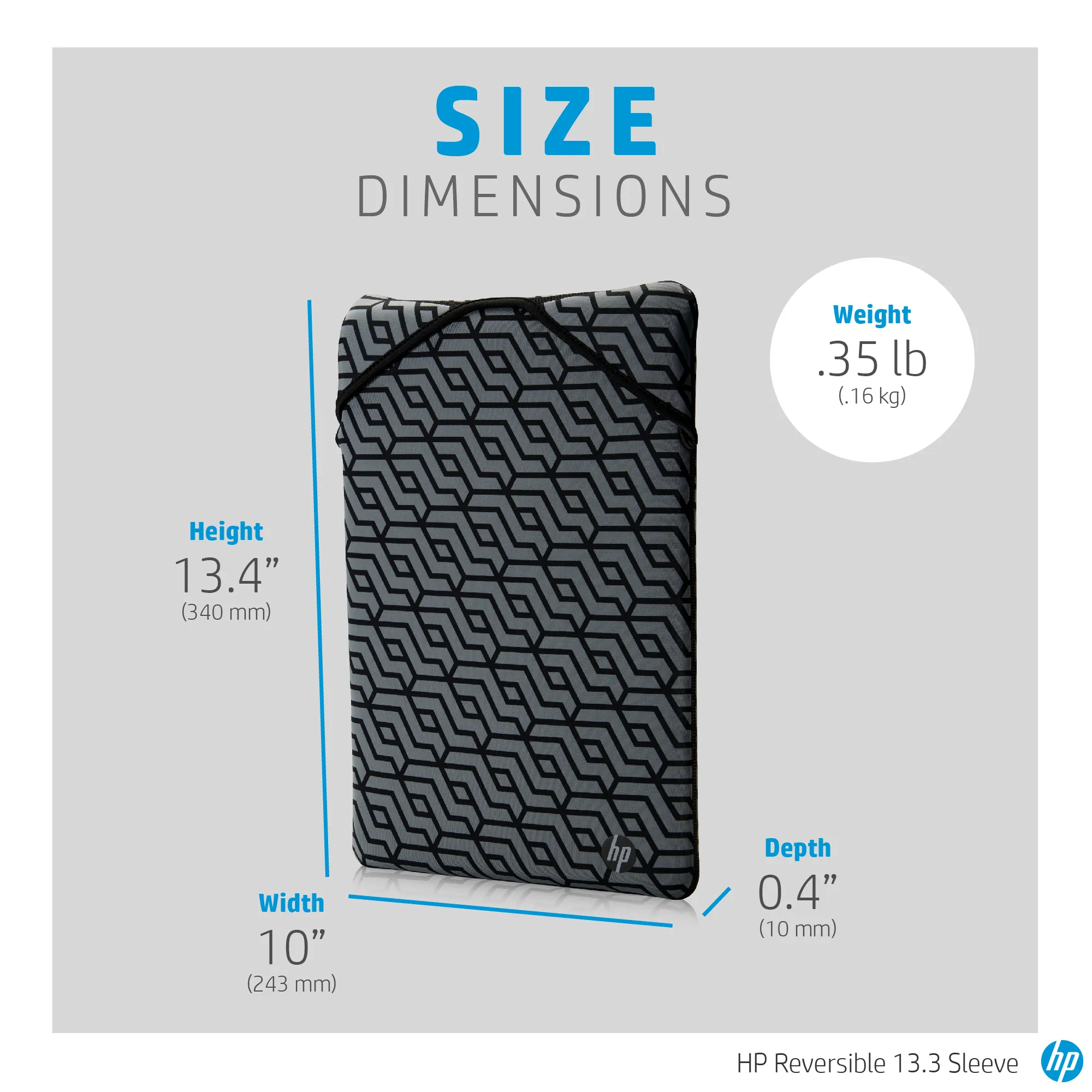HP Reversible 13.3 Sleeve