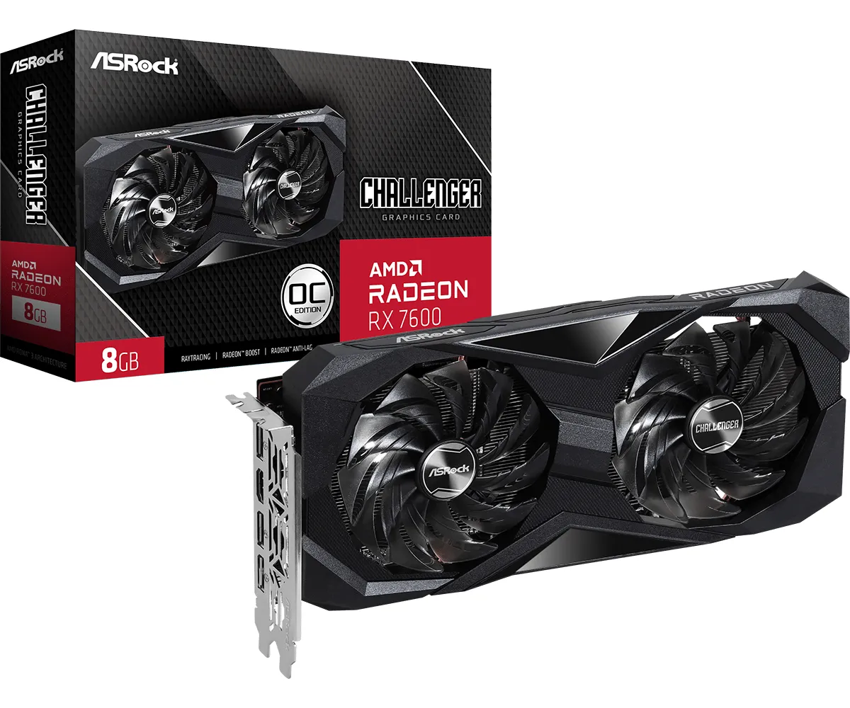 ASRock Radeon RX 7600 Challenger OC 8GB - graphics card