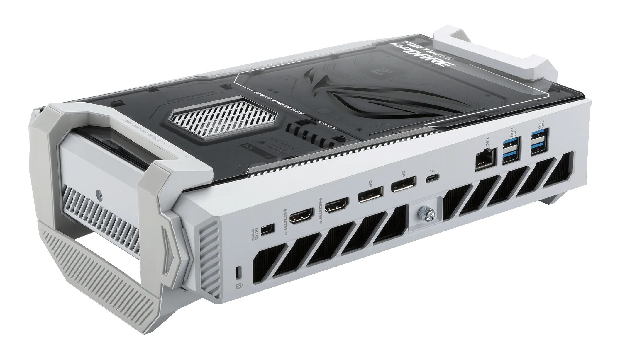 ASUS ROG NUC 16 Intel Core Ultra 9 290HX Plus, 32GB, 2TB, RTX 5080, Win 11 Home Mini PC, White