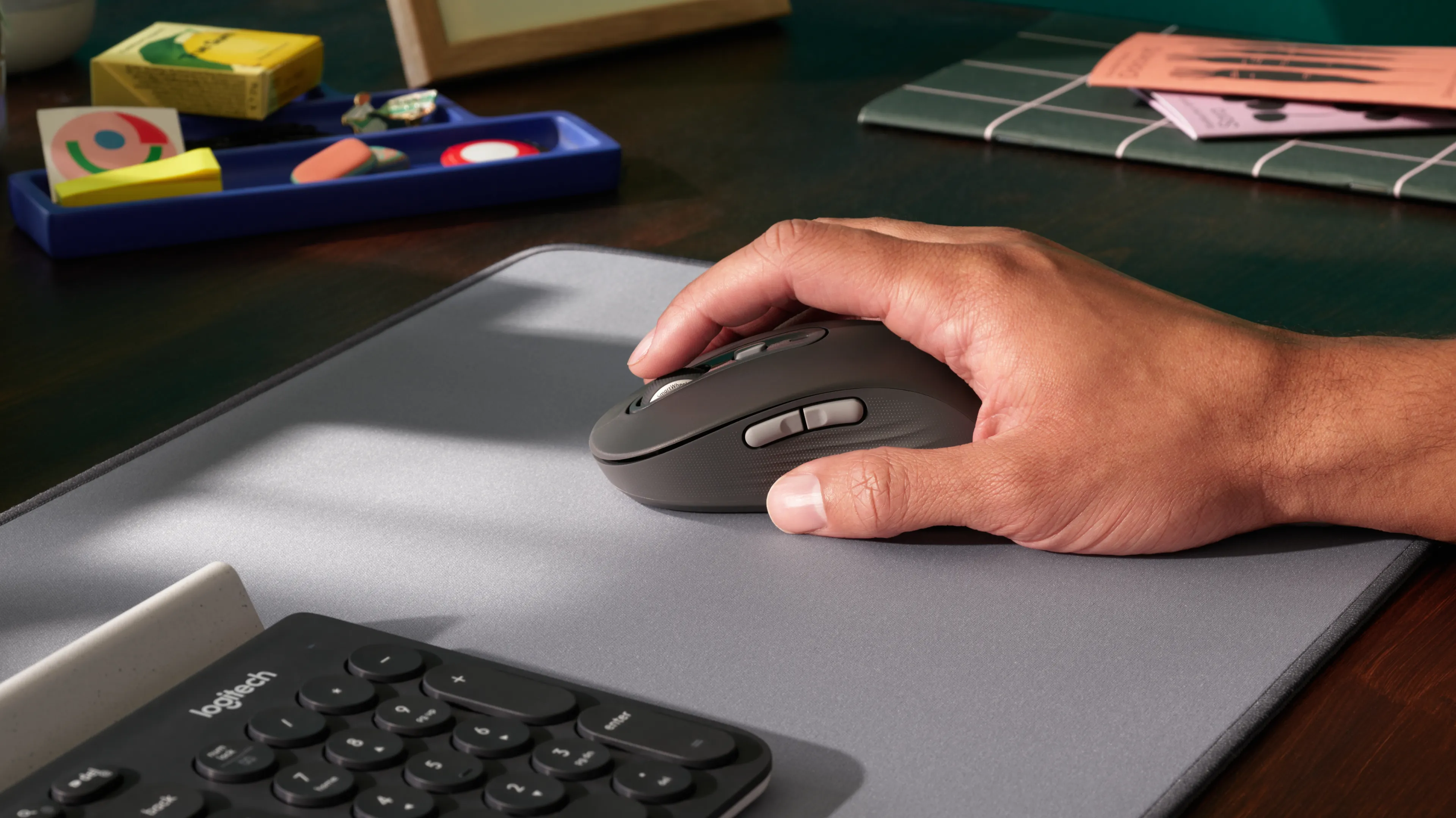 Logitech Signature Plus M750 L Wireless Mouse, Graphite