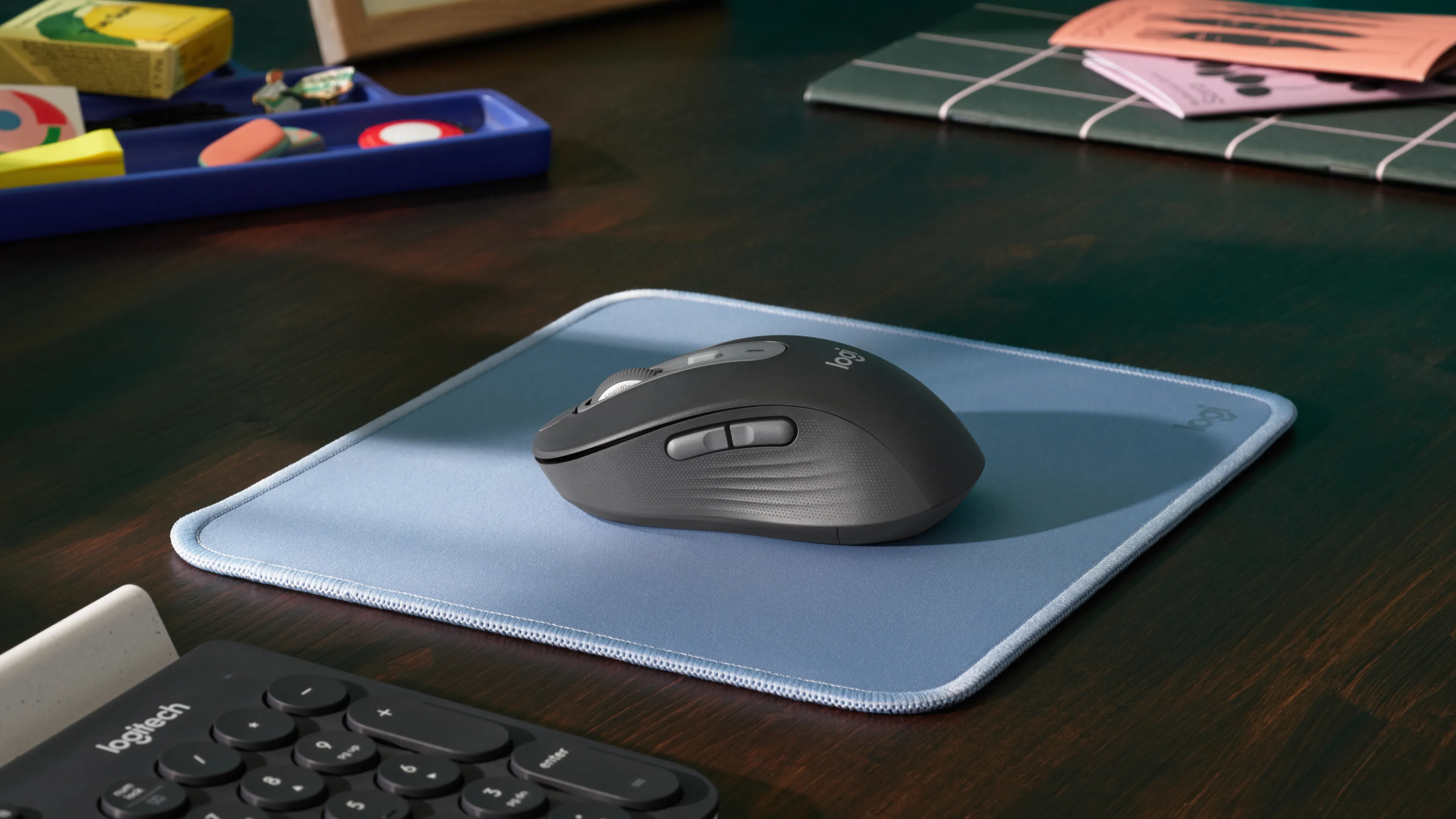 Logitech Signature Plus M750 L Wireless Mouse, Graphite