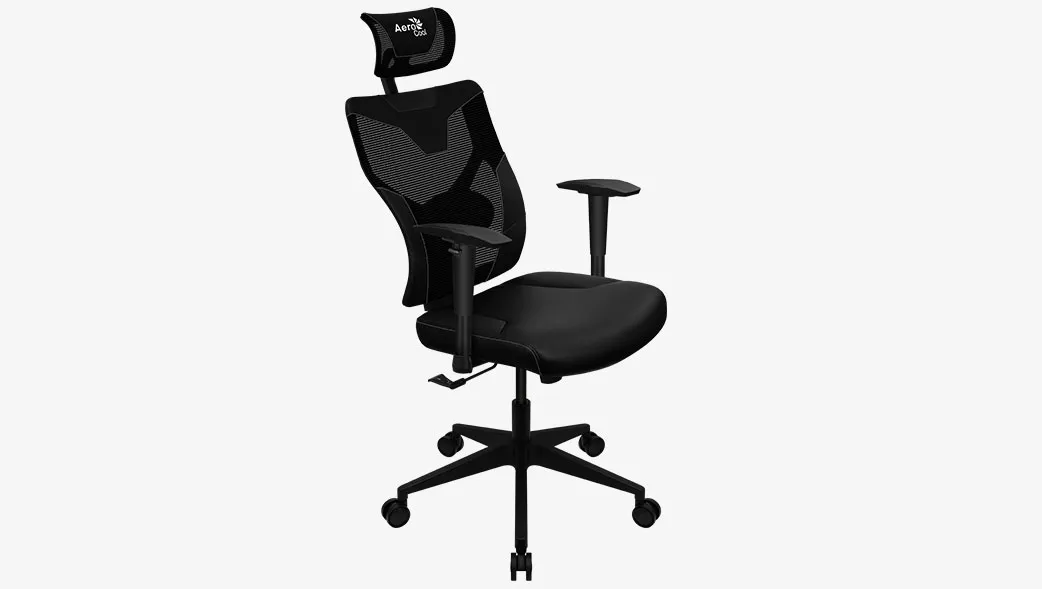 Aerocool Guardian Mesh AIR Tech - spelstol, smoky black