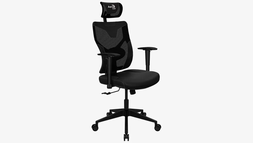 Aerocool Guardian Mesh AIR Tech - spelstol, smoky black