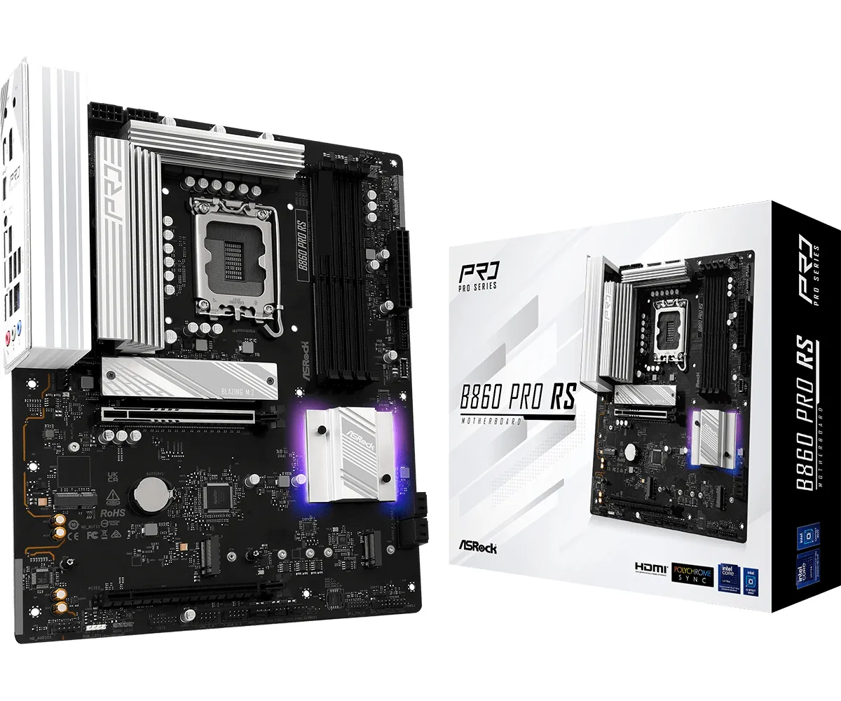 ASRock B860 Pro RS LGA 1851 ATX DDR5 -emolevy
