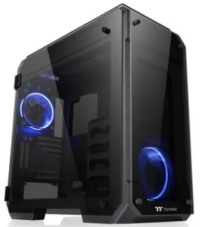 Thermaltake View 71 Tempered Glass Edition -t&auml;ystornikotelo ikkunalla, musta