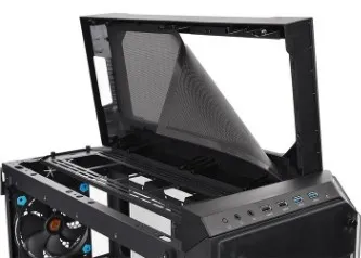Thermaltake View 71 Tempered Glass Edition -t&auml;ystornikotelo ikkunalla, musta