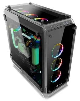 Thermaltake View 71 Tempered Glass Edition -t&auml;ystornikotelo ikkunalla, musta
