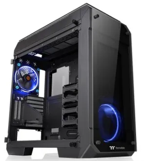 Thermaltake View 71 Tempered Glass Edition -t&auml;ystornikotelo ikkunalla, musta