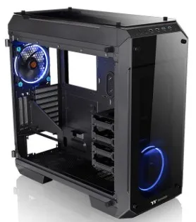 Thermaltake View 71 Tempered Glass Edition -t&auml;ystornikotelo ikkunalla, musta