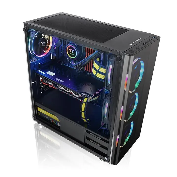 Thermaltake V200 TG - Mid Tower case, window, Black