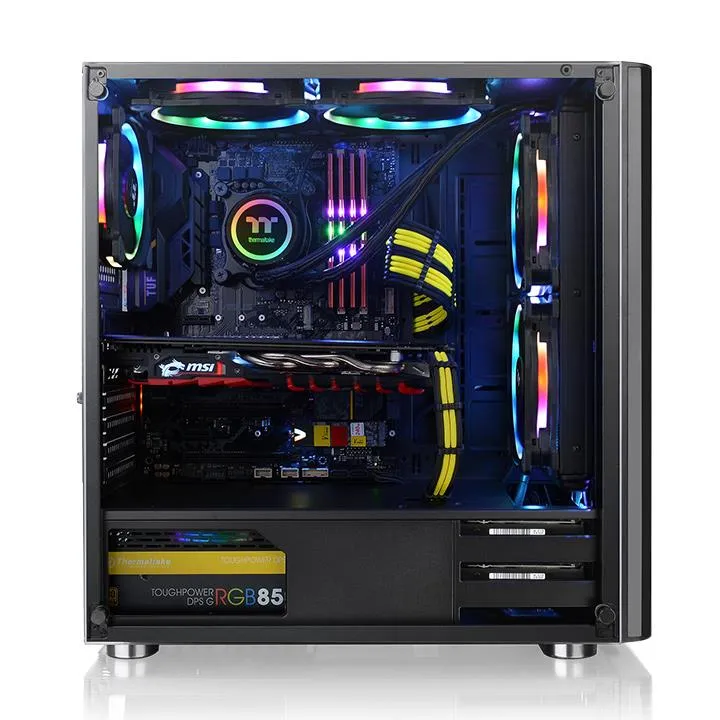 Thermaltake V200 TG - Mid Tower case, window, Black