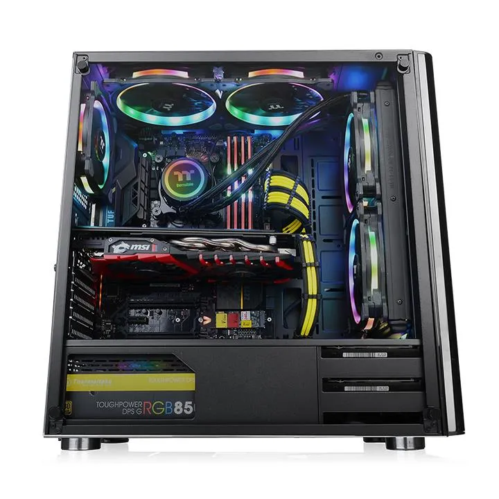 Thermaltake V200 TG - Mid Tower case, window, Black