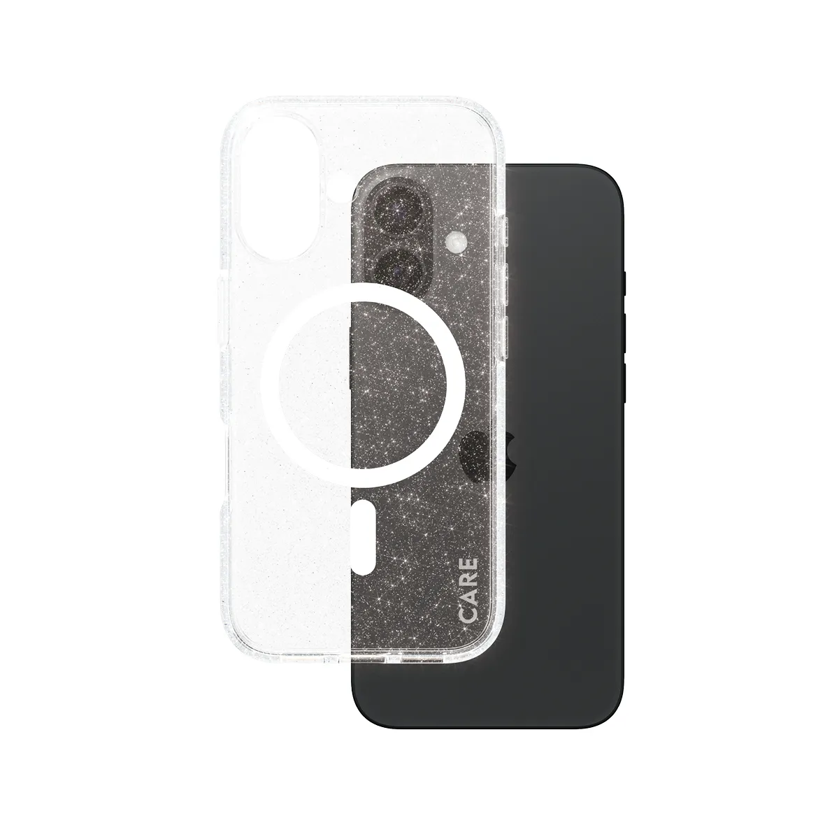 Care by PanzerGlass iPhone 16 MagSafe Star Lit Case, White