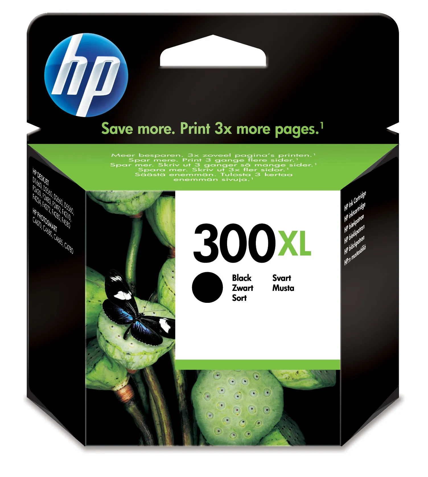 HP 300XL ink cartridge, 12 ml, Black
