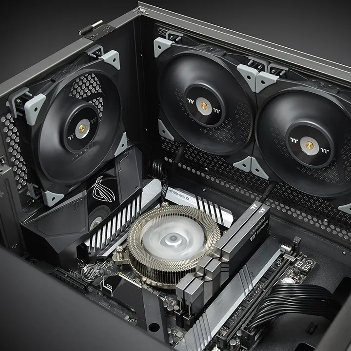 Thermaltake ToughFan 14, PWM, 140mm - case fan, black
