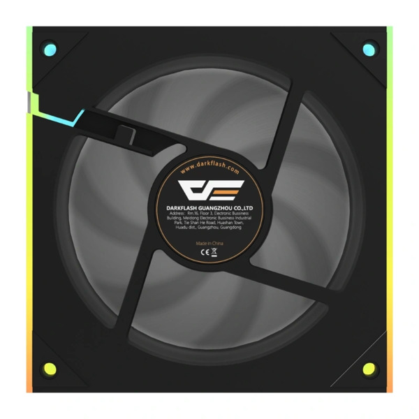 DARKFLASH DM8 LINE 120mm ARGB PWM Case Fan - Black