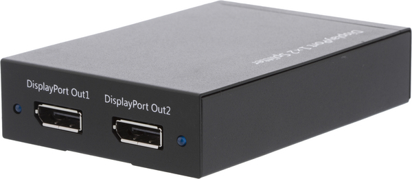 DisplayPort-jakaja, 1x20-pin na - 2x20-pin na, 2560x1600, musta