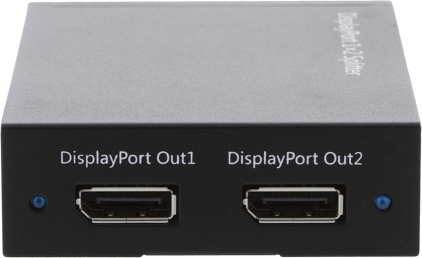 DisplayPort-jakaja, 1x20-pin na - 2x20-pin na, 2560x1600, musta