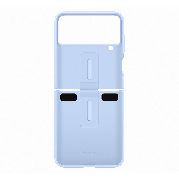 Samsung Silicone Cover with Ring, Galaxy Z Flip4 -suojakuori, Sininen