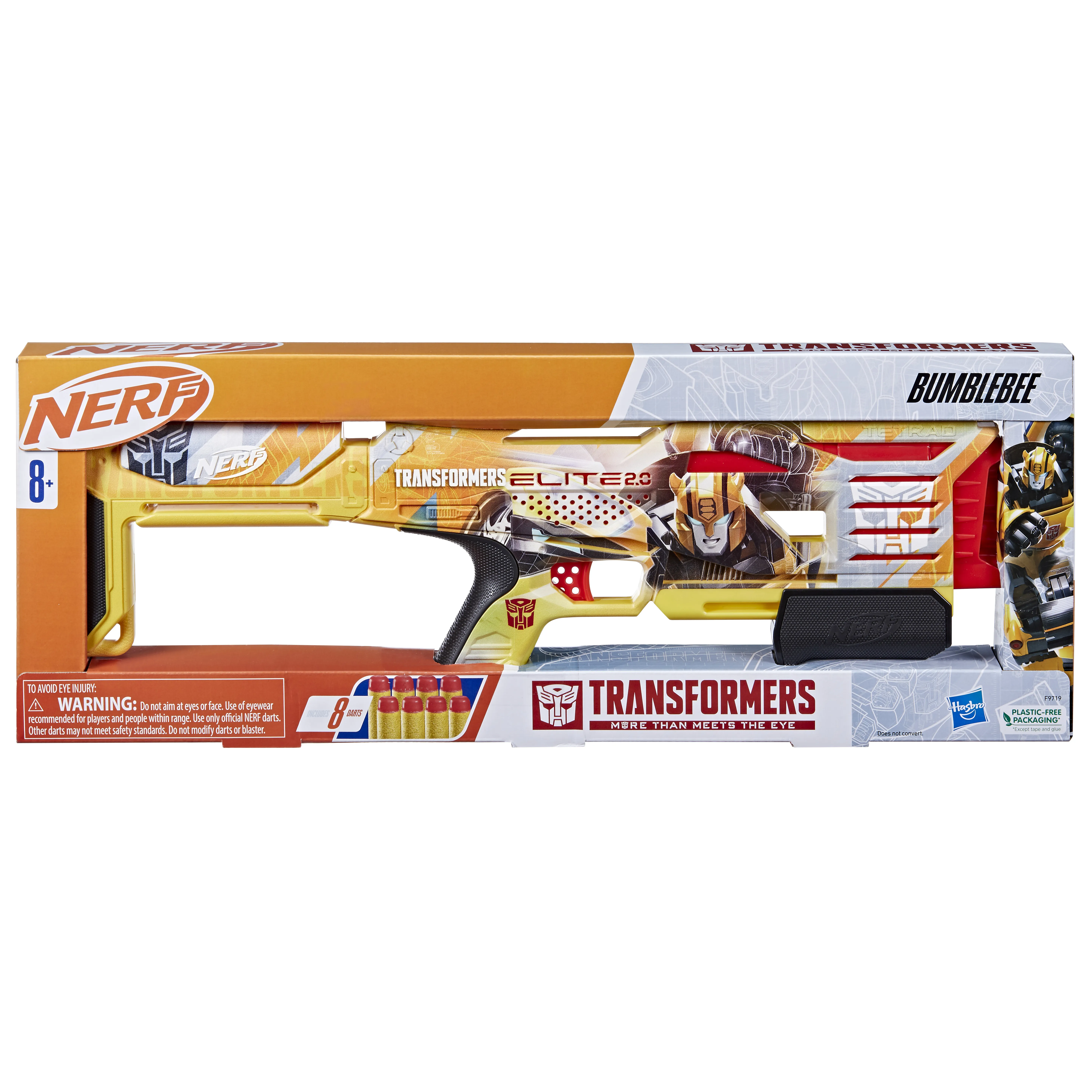 Hasbro Nerf Transformers Bumblebee Blaster, dart blaster (blue-grey/orange)