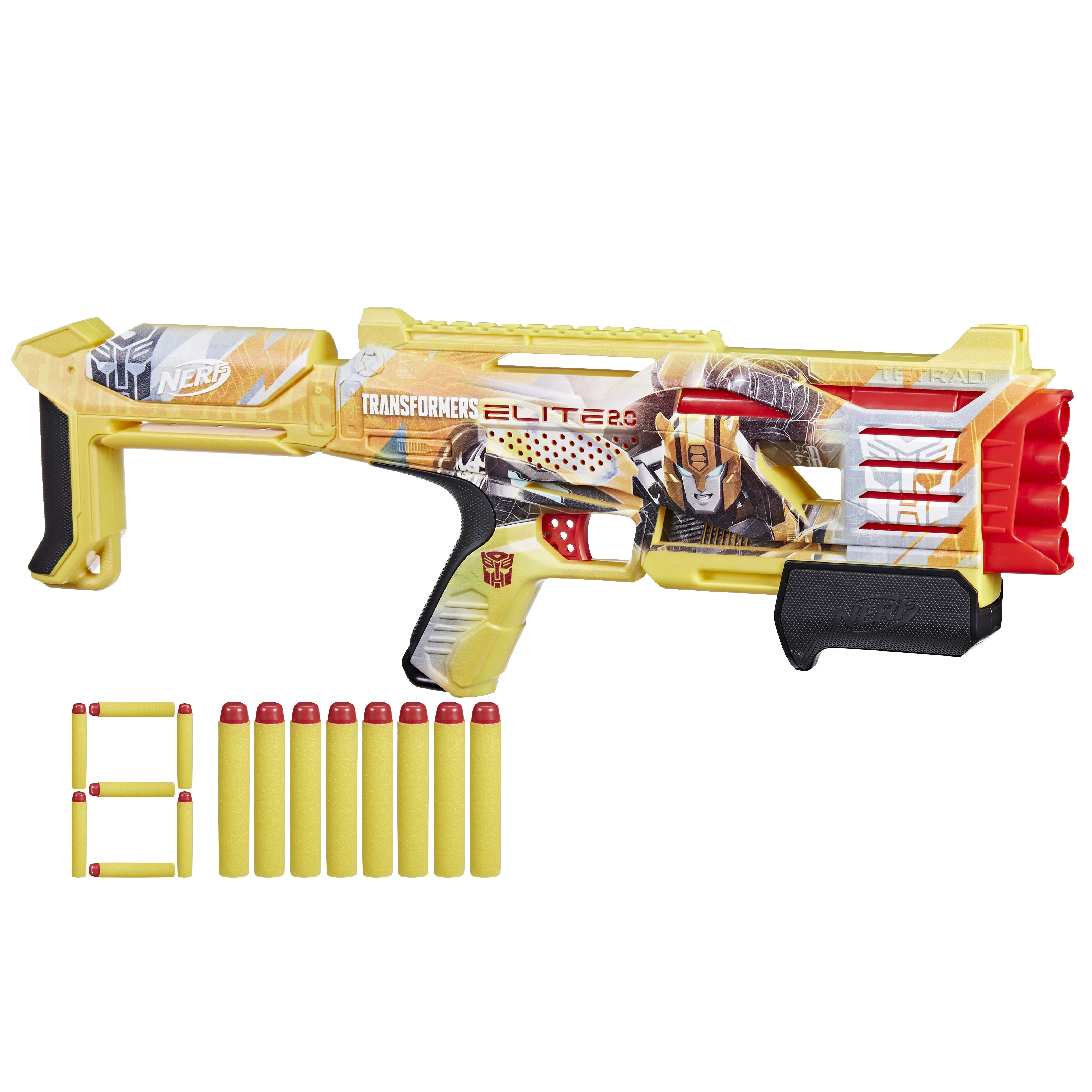 Hasbro Nerf Transformers Bumblebee Blaster, dart blaster (blue-grey/orange)