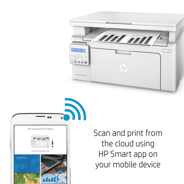 HP LaserJet Pro M130nw LAN/Wi-Fi, A4 - mono mono laser printer