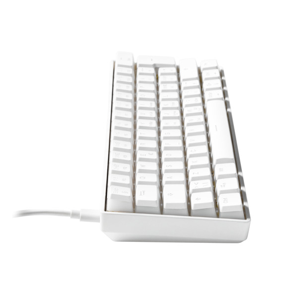 DELTACO WK90 60% Mechanical Gaming Keyboard, Linear Pink, White