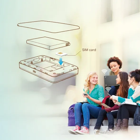 TP-Link M7350, 4G LTE, SIM Card Slot - Portable router