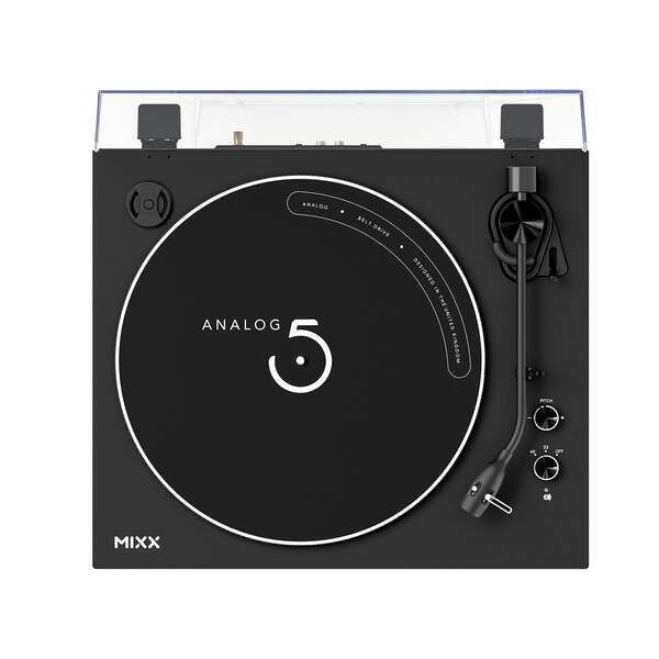 MIXX Vinylskivspelare Analog 5 Stereo Svart
