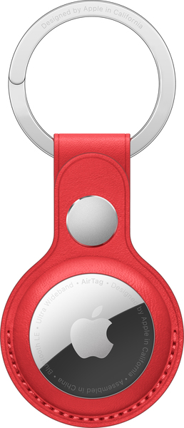 Apple Nahkainen AirTag-avaimenper&auml;, (PRODUCT)RED