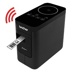 Brother P-Touch PT-P750WSP - Lipuketulostin - l&auml;mp&ouml;siirto - Rulla (2,4 cm) - jopa 30 mm/s - USB 2.0, Wi-Fi, NFC