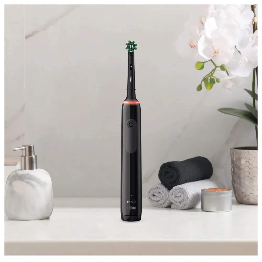 Oral-B Pro3 3900N Duo - electric toothbrush, 2 pcs, black / pink