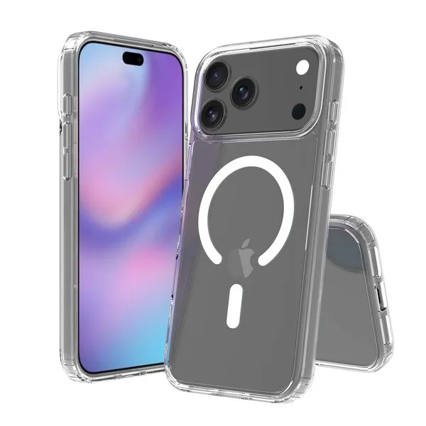 Screenor Bumper. iPhone 17 Pro Max MagSafe - skyddsfodral, Transparent