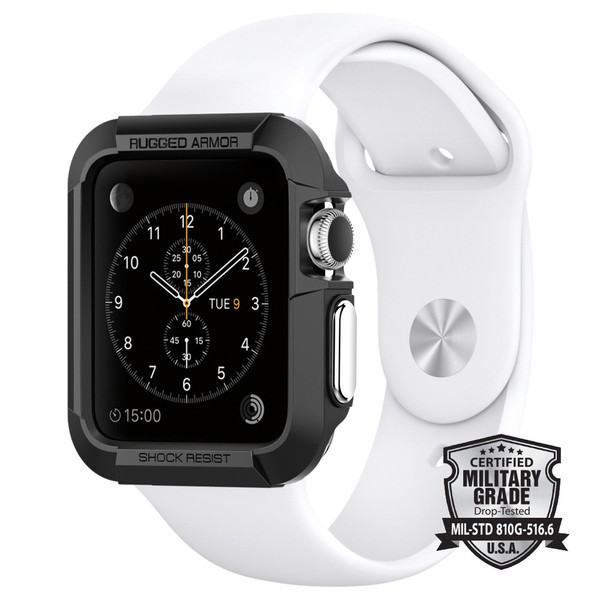 Spigen Apple Watch (42mm) Rugged Armor Black