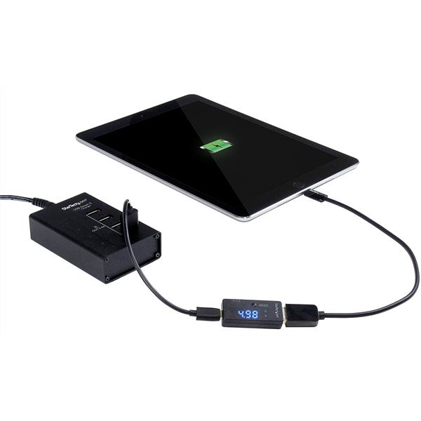 USB VOLTAGE AND CURRENT METER - AND USB FAST CHARGE ADAPTER