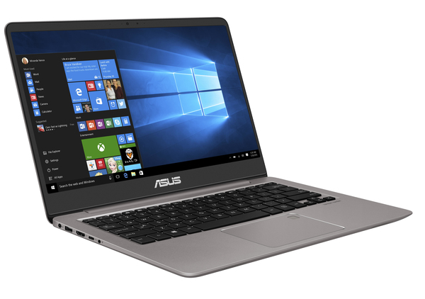 Asus 14" ZenBook UX410UA, 256GB, Win 10 Home - kannettava, harmaa