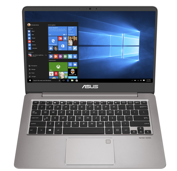 Asus 14" ZenBook UX410UA, 256GB, Win 10 Home - kannettava, harmaa