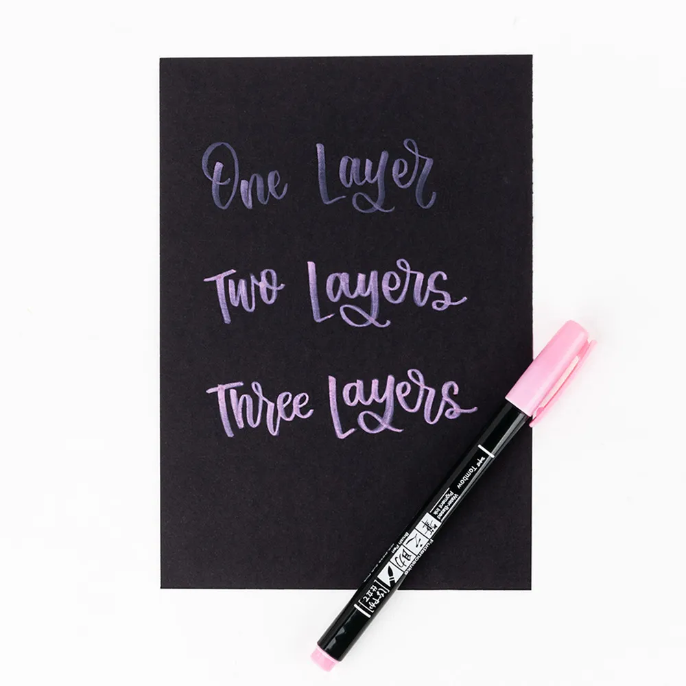 Tombow Brush pen Fudenosuke soft pastel ass (6)