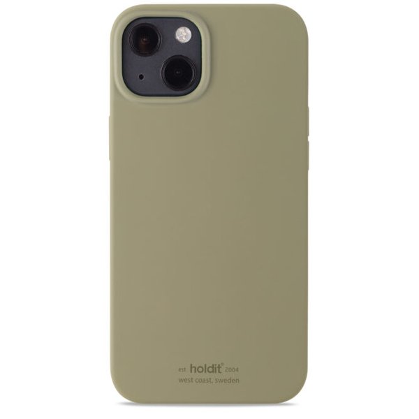 HOLDIT IPHONE 13 - SILICONE CASE KHAKI GREEN
