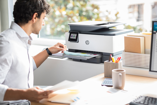 HP OfficeJet Pro 9010 All-in-One LAN/Wi-Fi, A4 -v&auml;rimustesuihkutulostin