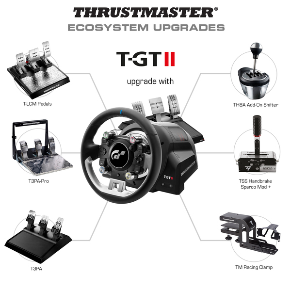 ThrustMaster T-GT II - steering wheel + pedals, PC PS4, PS5