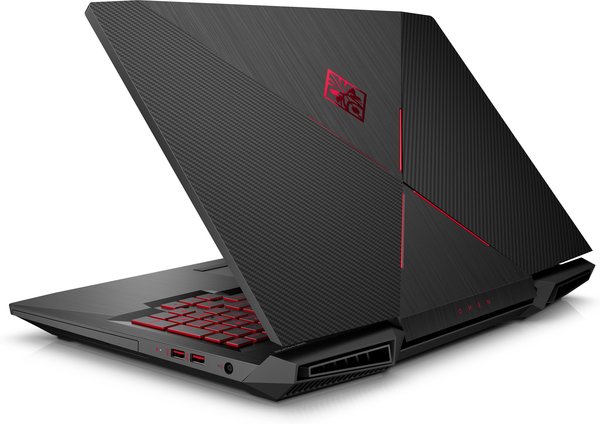 HP 17.3" Omen, 8GB / 1256 GB HDD+SSD, GTX 1050 2GB, Win 10 Home - gaming notebook, Black
