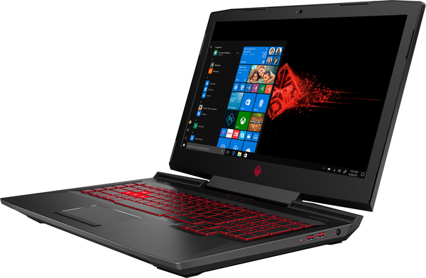 HP 17.3" Omen, 8GB / 1256 GB HDD+SSD, GTX 1050 2GB, Win 10 Home - gaming notebook, Black