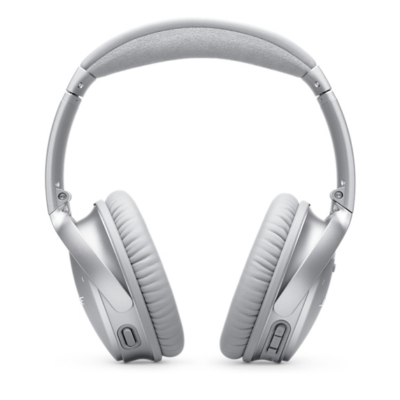 Bose QuietComfort 35 II tr&aring;dl&ouml;sa h&ouml;rlurar, 20h batteritid, silver