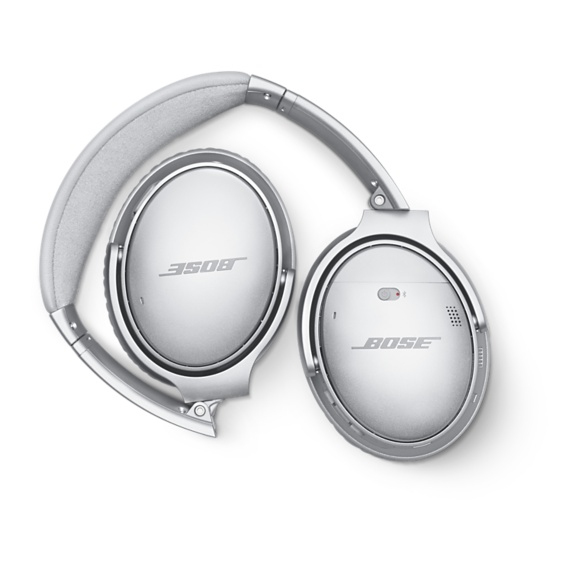 Bose QuietComfort 35 II tr&aring;dl&ouml;sa h&ouml;rlurar, 20h batteritid, silver