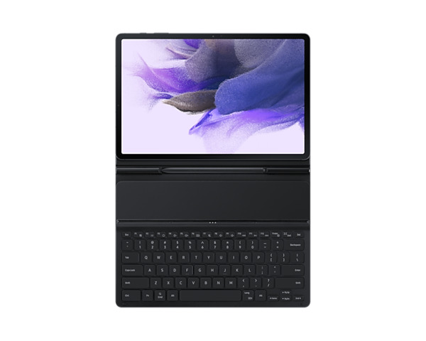SAMSUNG BOOK COVER KEYBOARD - SLIM GALAXY TAB S7/S8 PLUS BLACK