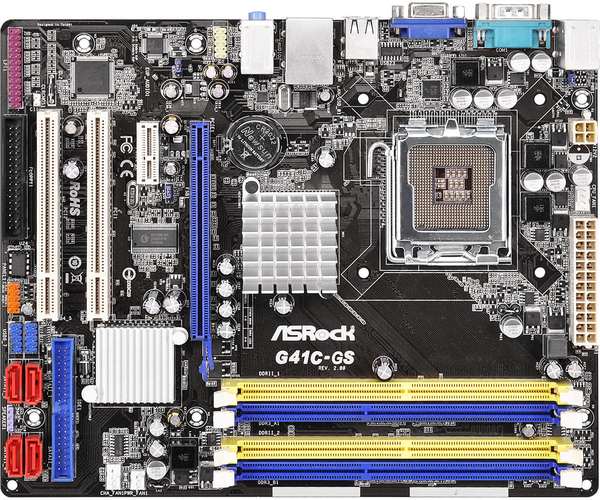 ASROCK G41C-GS R2.0 mATX motherboard